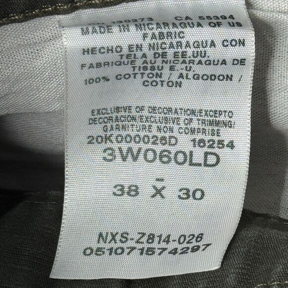 Wrangler Riggs Mens Pants 38X30 Green Utility Cargo Carpenter Workwear Tactical - Picture 6 of 11